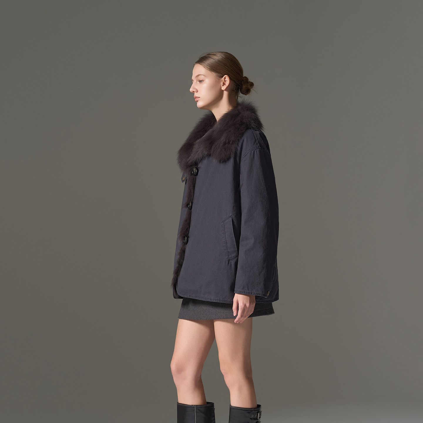 ［限量特价］GHJOD 芬兰狐狸毛领90白鹅绒工装羽绒派克服外套,女装/女士精品,派克服,淘宝优惠券,粉丝福利购,淘宝优惠卷