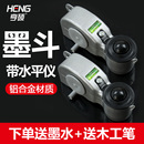 高档铝合金水平仪墨斗工地放线专用木工手动弹线神器耐摔手摇画线