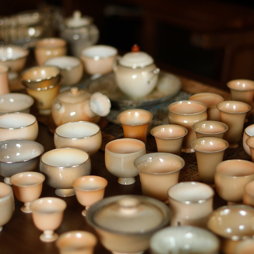 景德镇陶瓷纯手工制作功夫茶具