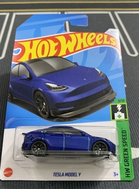 风火轮15号特斯拉modelY汽车模型2024A赛博皮卡合金小车儿童玩具