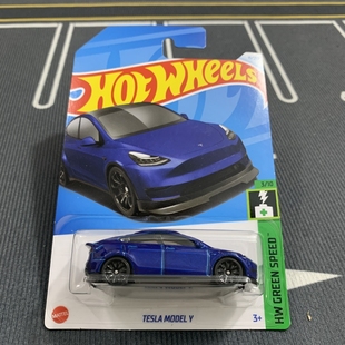 风火轮15号特斯拉modelY汽车模型2024A赛博皮卡合金小车儿童玩具