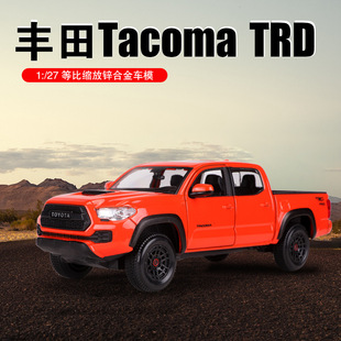 美驰图1:27丰田Tacoma汽车模型2023塔库玛皮卡仿真合金礼物摆件