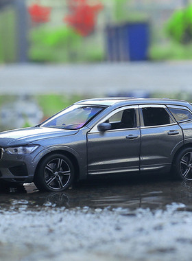沃尔沃XC60模型SUV黑色仿真合金XC90汽车模S90儿童玩具车摆件礼物