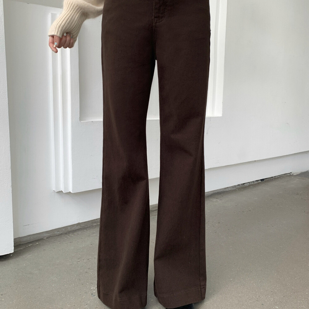 YOOMINI正品加绒微喇裤牛仔裤女