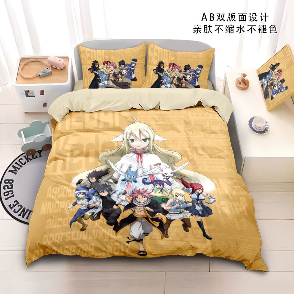 妖精的尾巴四件套二次元