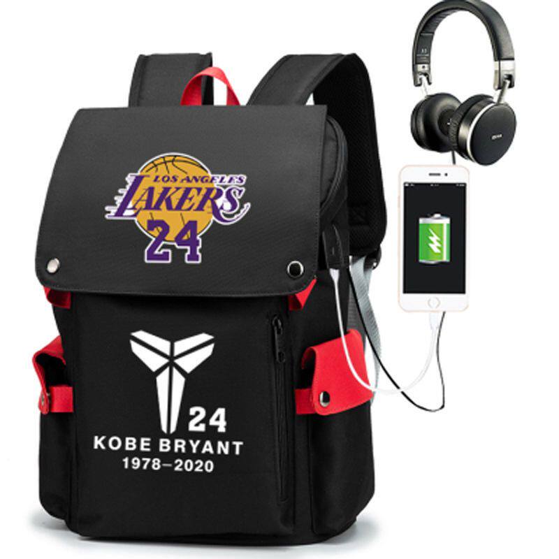 2025科比黑曼巴篮球书包学生kobe湖人双肩包男背包大容量运动训练