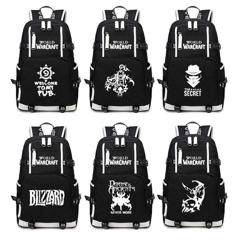 2026魔兽世界书包部落联盟炉石传说暴雪游戏周边双肩背包男女小初