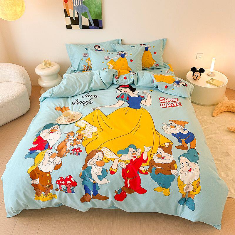 2025公主卡通磨毛儿童四