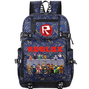 2025roblox背包双肩包社交网络虚拟世界游戏周边卡通印花男女学生