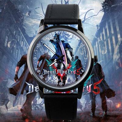 2024鬼泣5 Devil May Cry周边但丁尼禄V同款防水手表学生石英表定