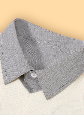 百搭假领子女高档正装灰色衬衫假领搭配毛衣卫衣内搭假衣领秋冬潮