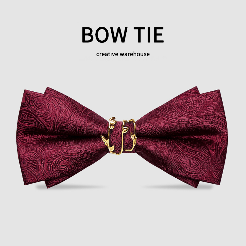 红色领结男结婚新郎婚礼喜蝴蝶