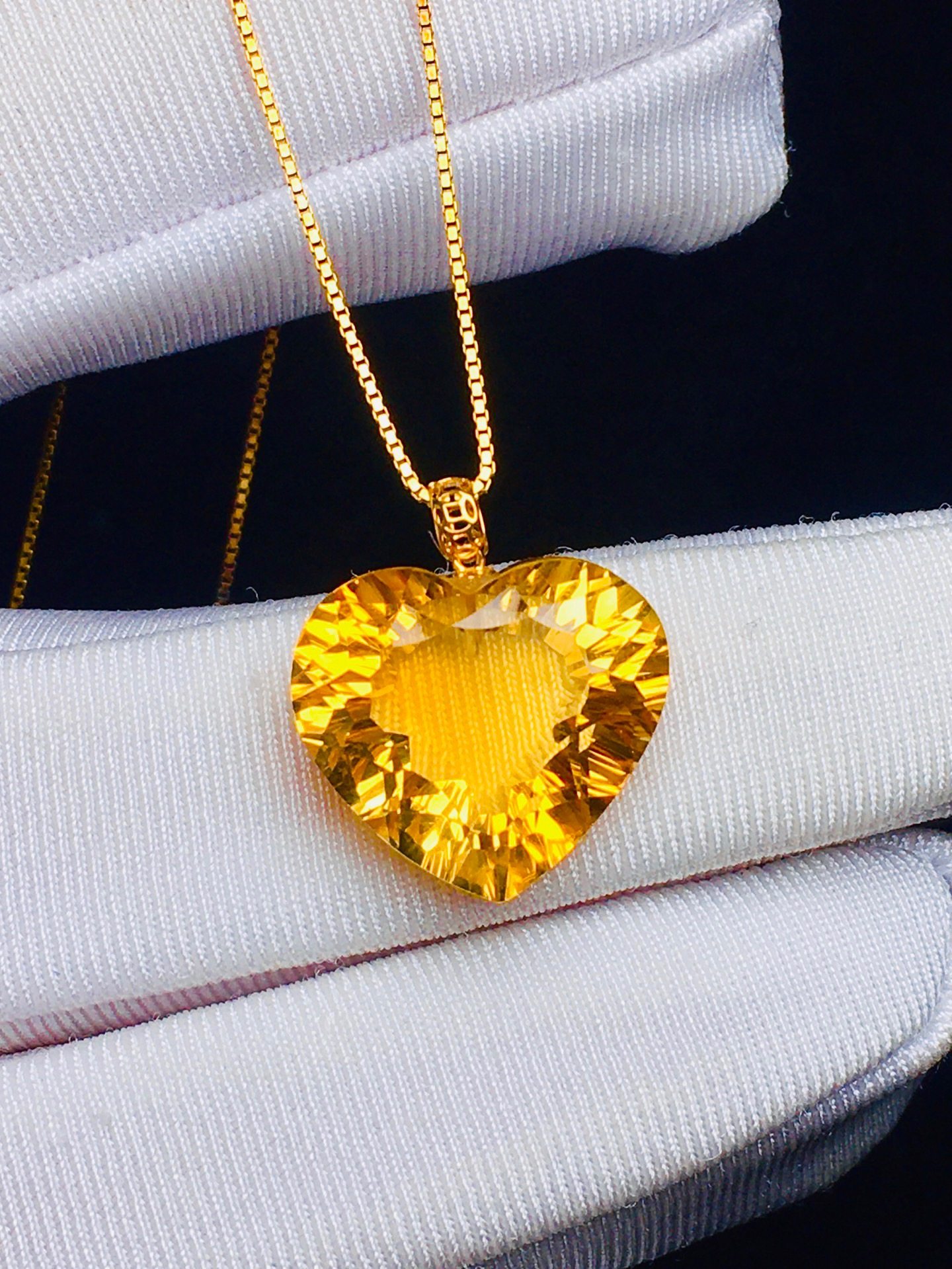 正品天然黄水晶千禧面爱心吊坠项链18k金女款毛衣链挂件饰品送礼,饰品/流行首饰/时尚饰品新,颈饰,淘宝优惠券,粉丝福利购,淘宝优惠卷