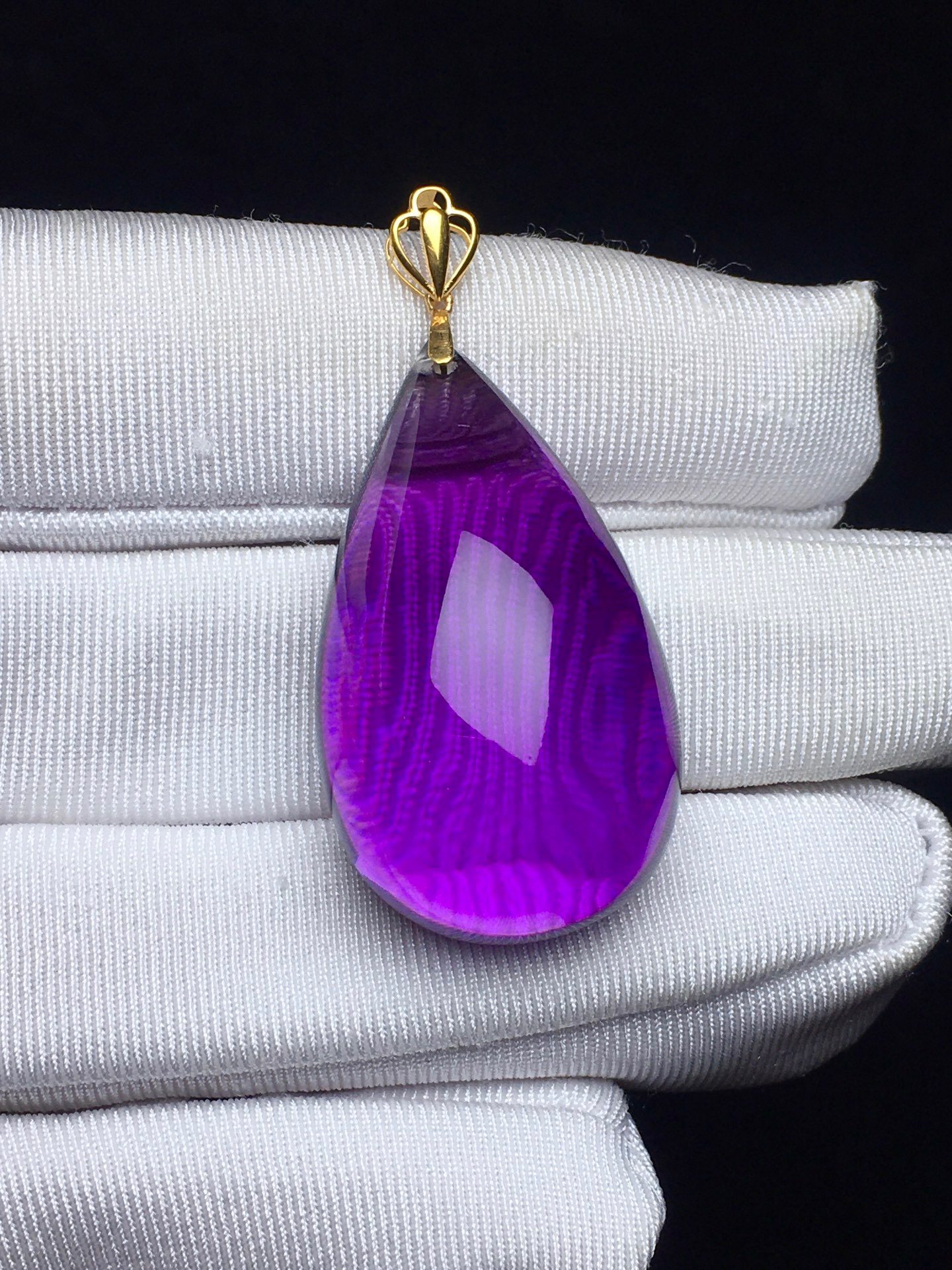 正品天然紫水晶水滴18k金吊坠项链女款毛衣链挂件饰品礼物送礼饰,饰品/流行首饰/时尚饰品新,颈饰,淘宝优惠券,粉丝福利购,淘宝优惠卷