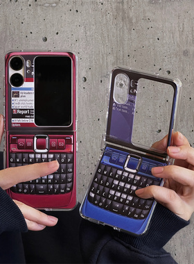 怀旧复古游戏机OPPOFindN3Flip手机壳新款oppo折叠屏find n2flip创意个性Findn2flip创意个性N3 Flip壳