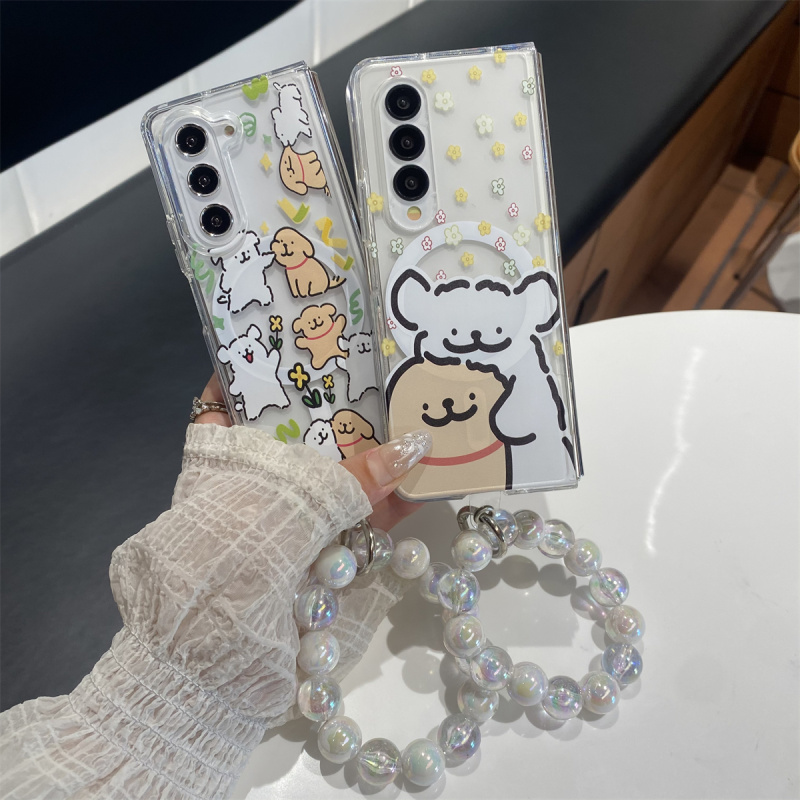 三星ZFold6磁吸韩风卡通小狗