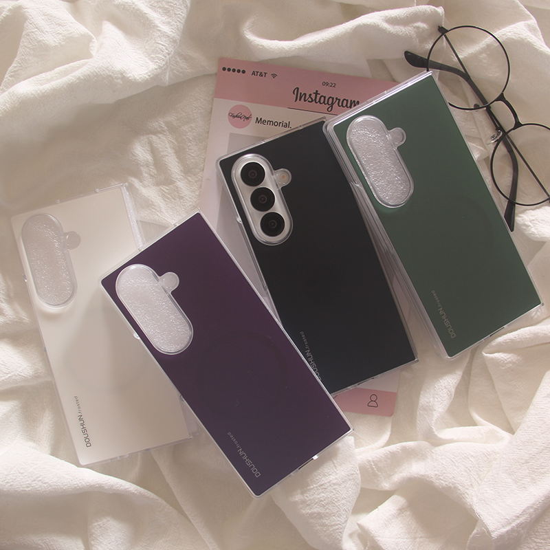 适用三星zfold7手机壳zfold6简约flod5纯色galaxyzfold4高级感W24折叠屏双层zflod3超薄外壳华为matex7/5/6套