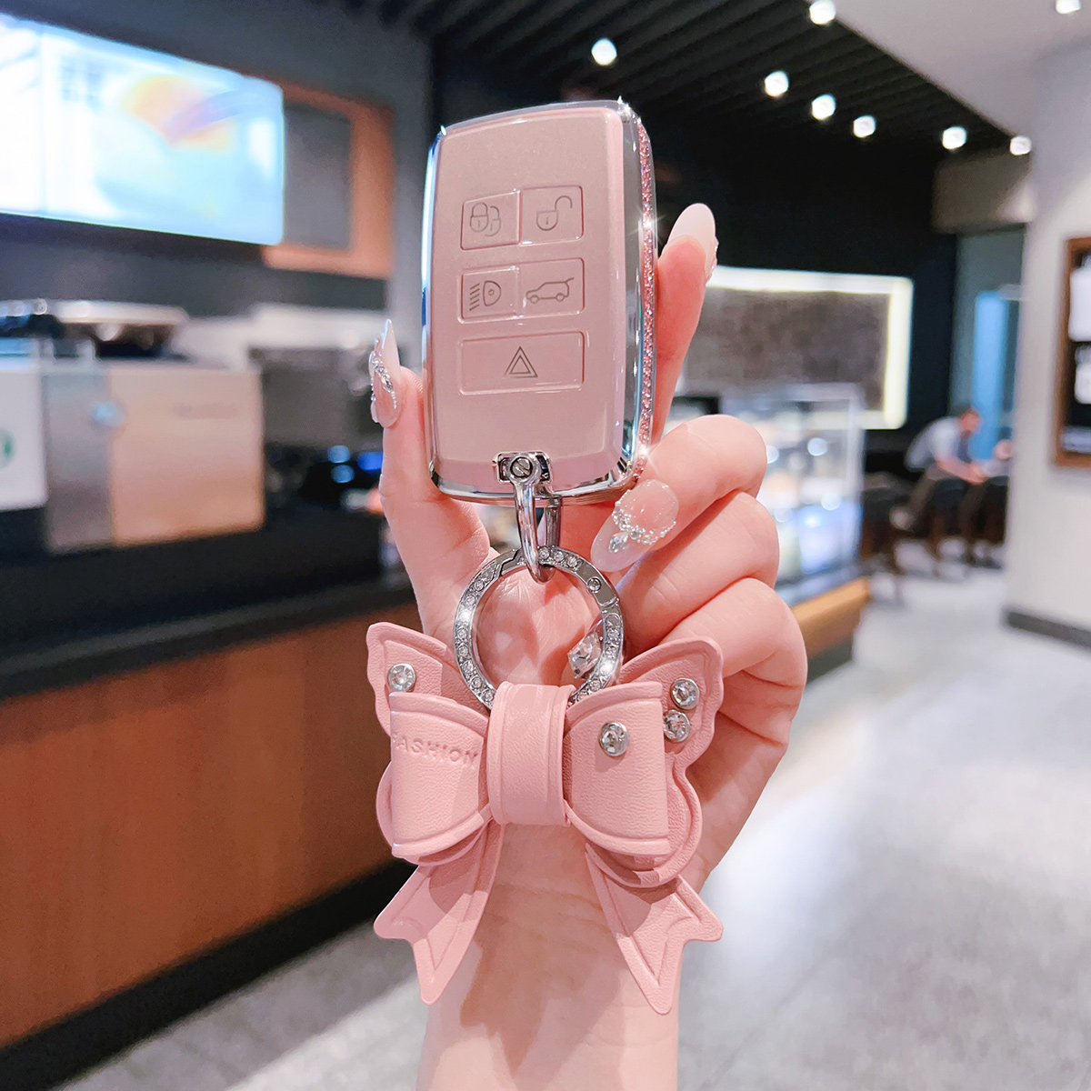 路虎揽胜钥匙套极光L发现4/5运动版车星脉揽运男神行者2行政版扣