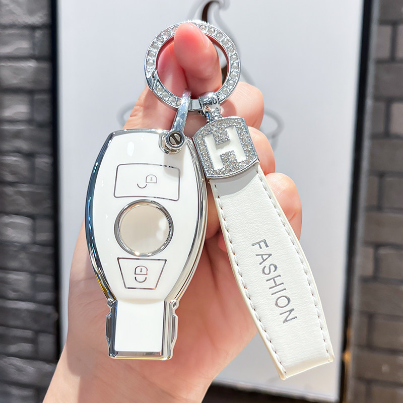 老款奔驰glk300钥匙套专用glk260扣s级400c260le260la200l全包套