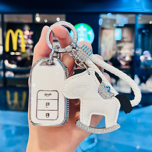 适用于BT十代雅阁钥匙套十一代思域冠道车crv缤智凌派飞度扣壳