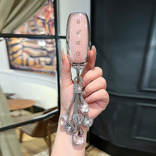 专用腾势d9钥匙套n7汽车n8改装 男女士水晶壳扣 用品大全高档2024款