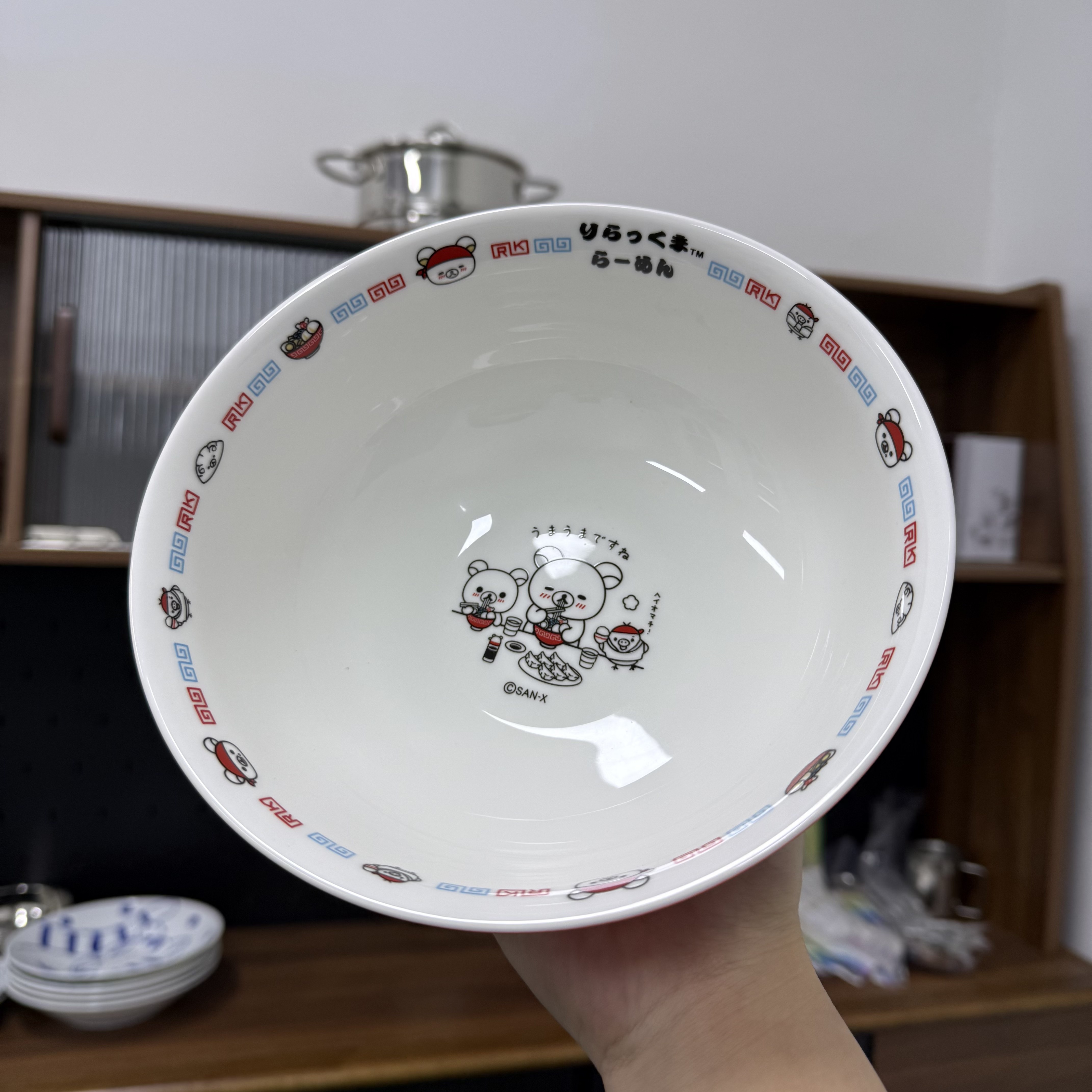 轻松熊骨瓷拉面碗麻辣烫大碗汤碗
