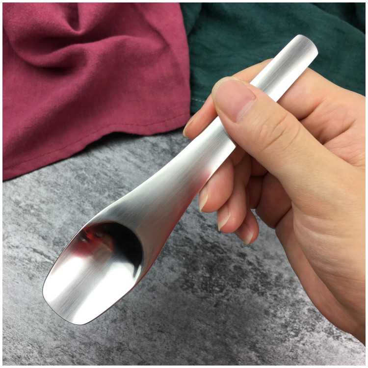 ins304不锈钢甜品勺子轻奢蛋糕勺