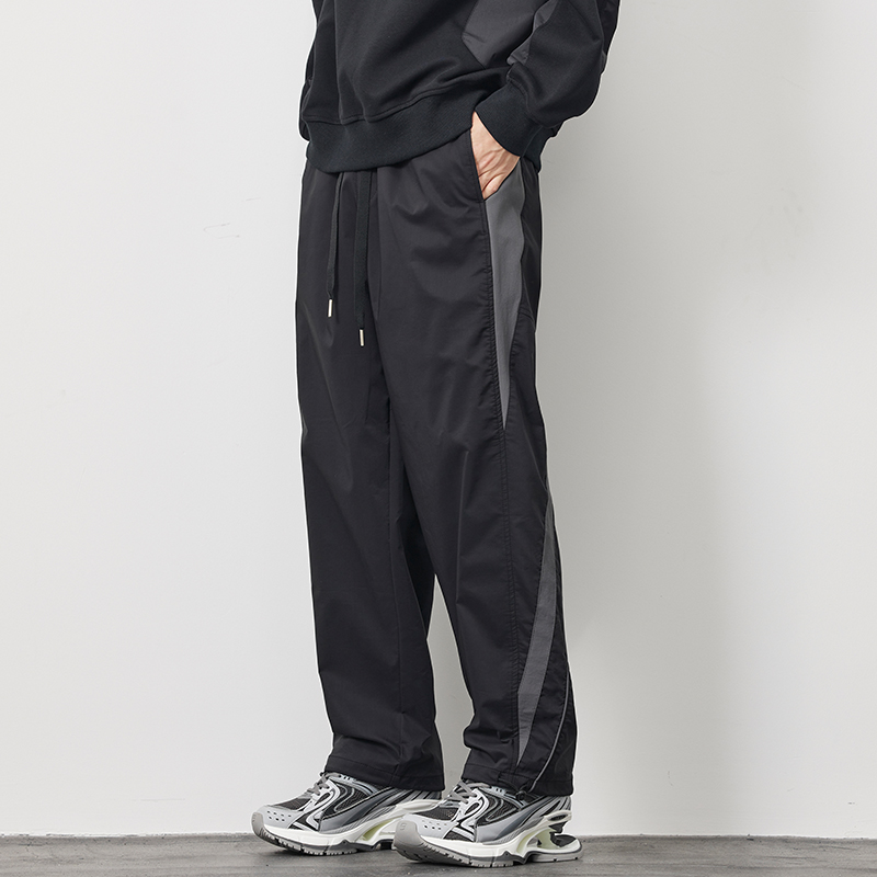 2025新款黑色冲锋裤男防水防风户外速干运动休闲裤直筒春秋季裤子