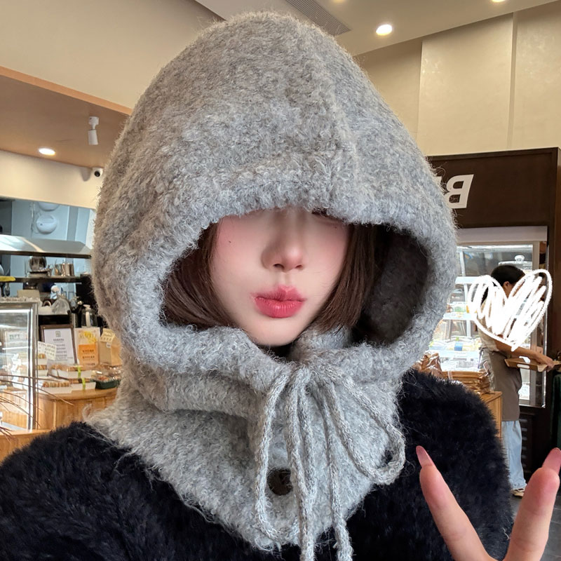 巴拉克拉法帽围脖一体套头帽子