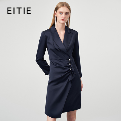 【设计总监然姐】EITIE爱特爱高级感西装连衣裙