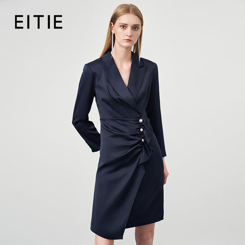 【设计总监然姐】EITIE爱特爱高级感西装连衣裙