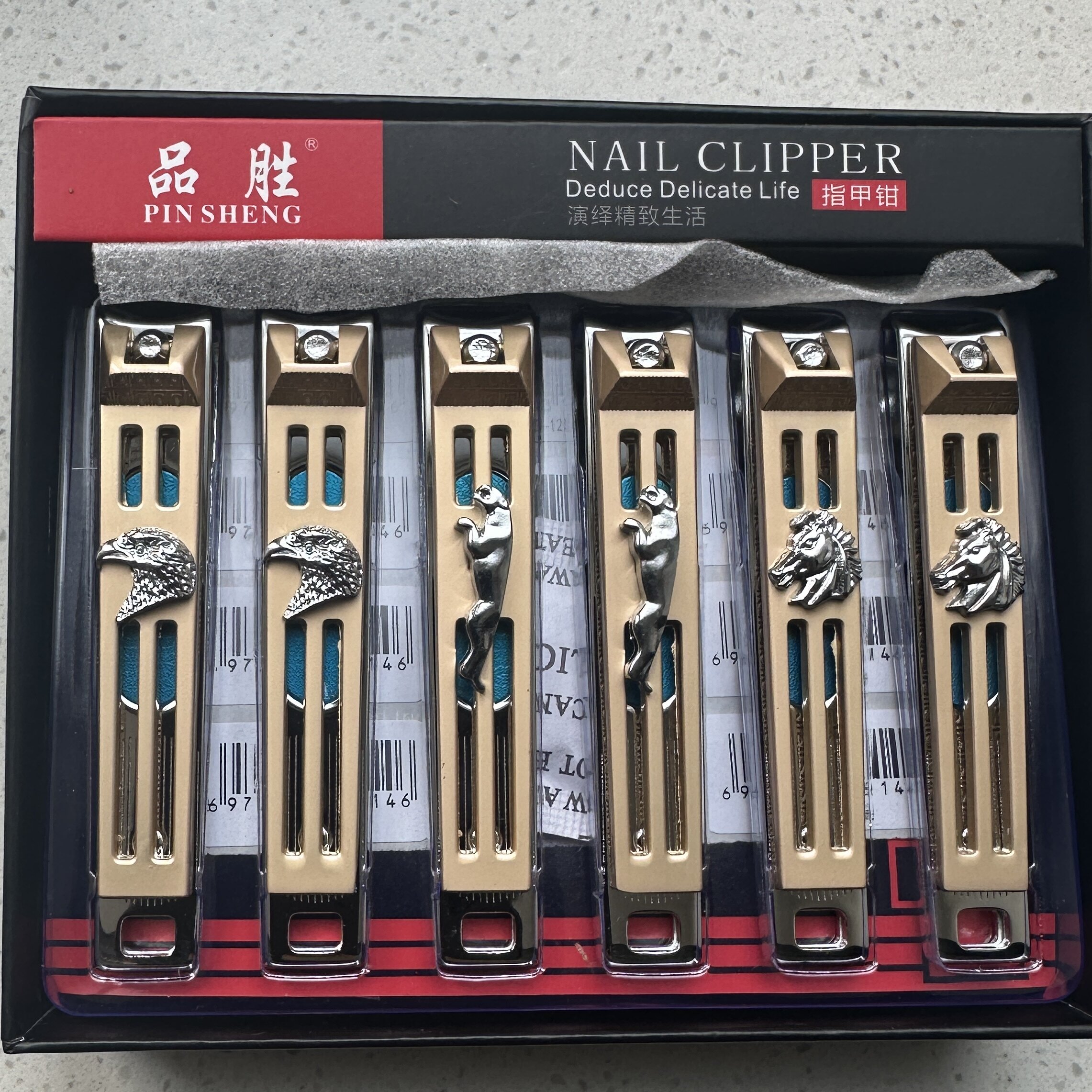 美甲专用不锈钢指甲剪大口钢材指甲刀平口指甲钳美甲师专用指甲刀