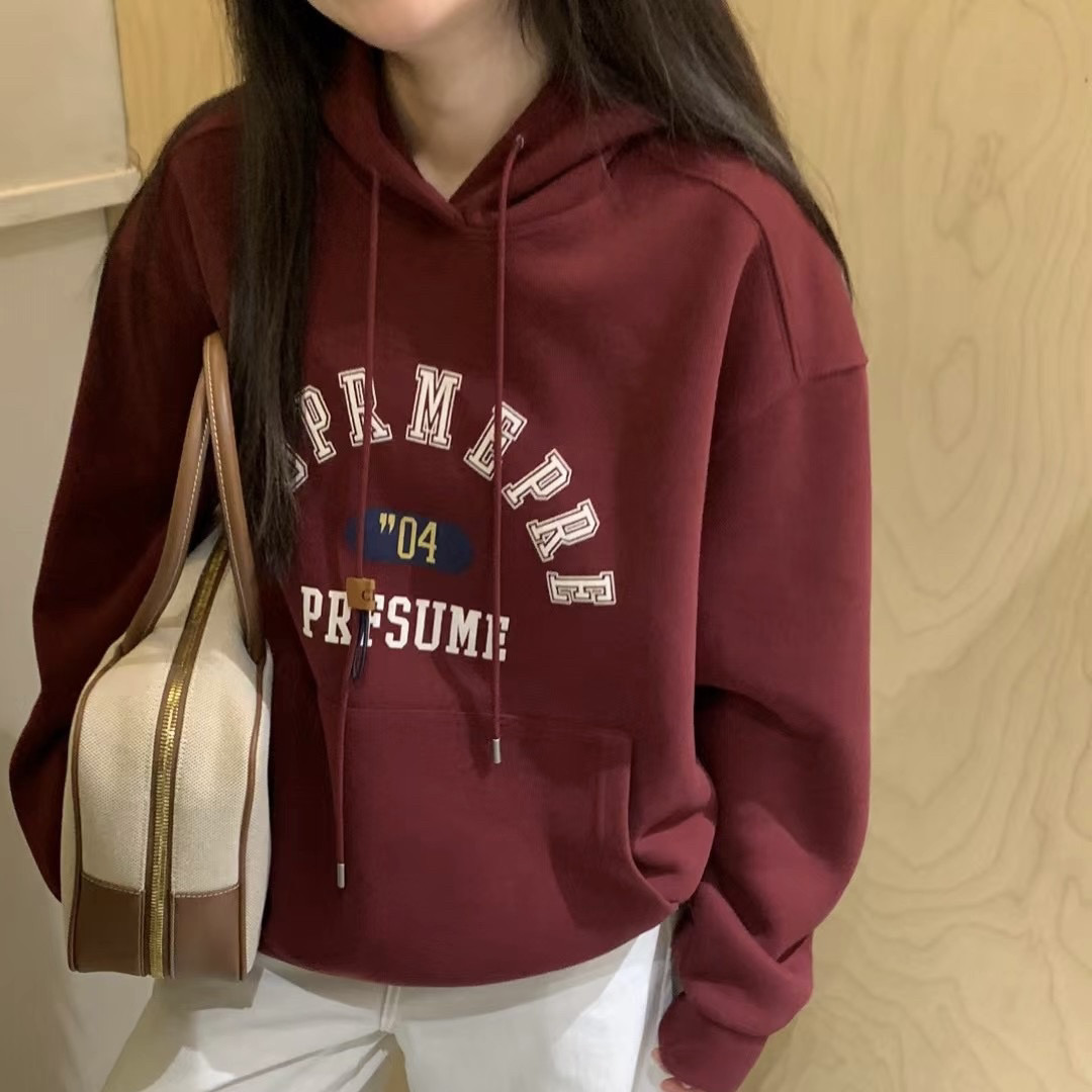 欧洲站连帽卫衣女秋冬2024新卫衣/绒衫