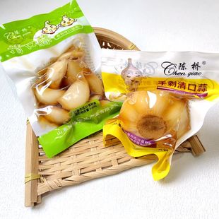 陈桥手剥清口蒜糖蒜腌大蒜头腌菜酱菜山东盐渍酱蒜头泡菜开胃小菜