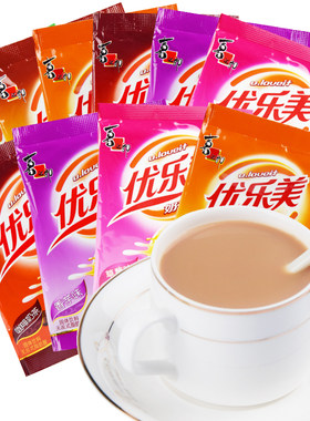 送杯子新日期多口味袋装奶茶粉