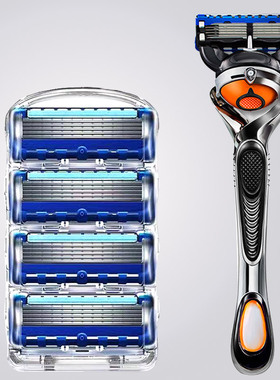 经典款5层剃须刀手动刮胡刀片男士老式胡须刀通用五层刀头刀架