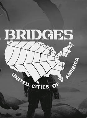 死亡搁浅BRIDGES创意车贴 车身车窗个性装饰贴纸 电动车拉花防水