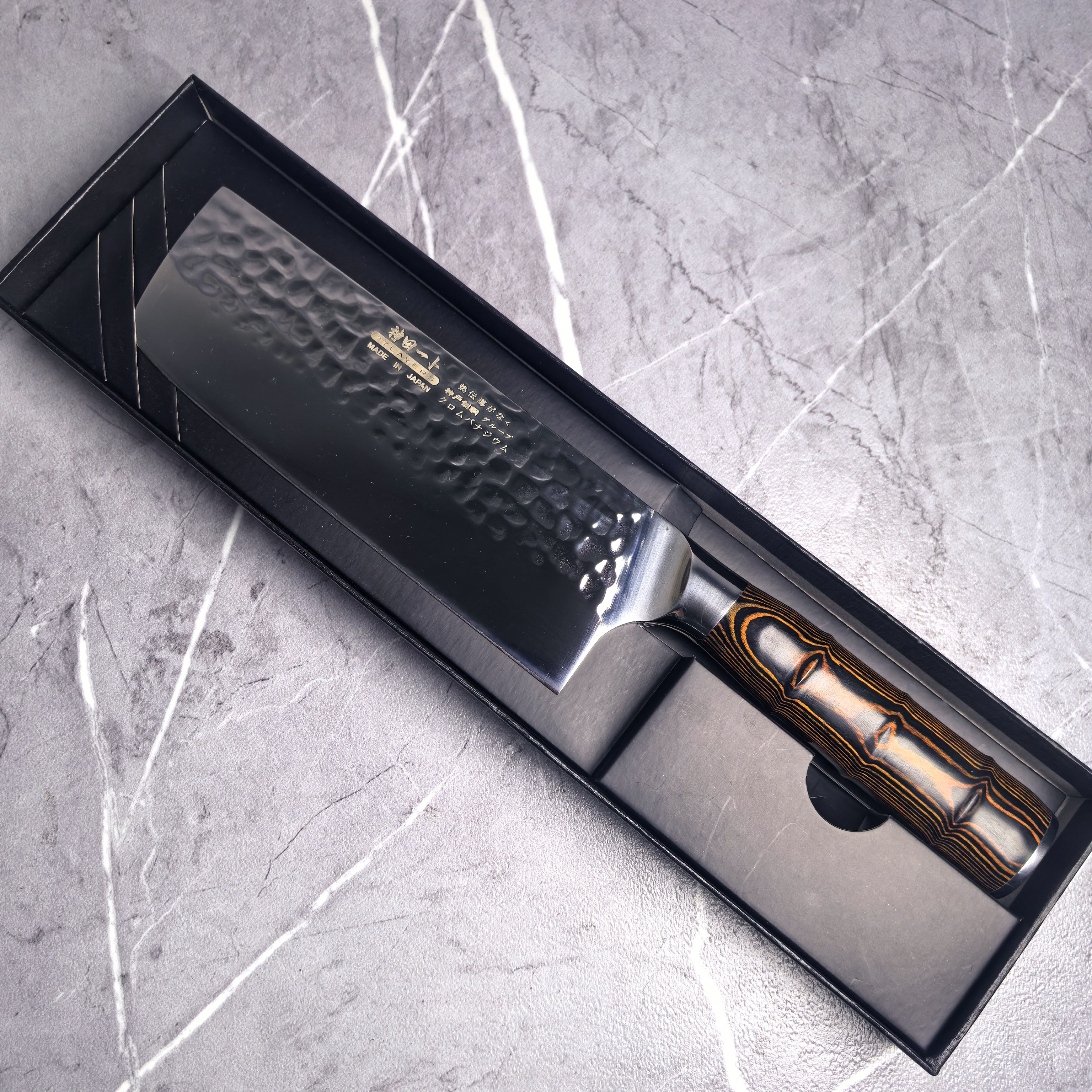 日本进口正品神田一卜小菜刀手工锻打日式切片刀切肉锋利料理刀