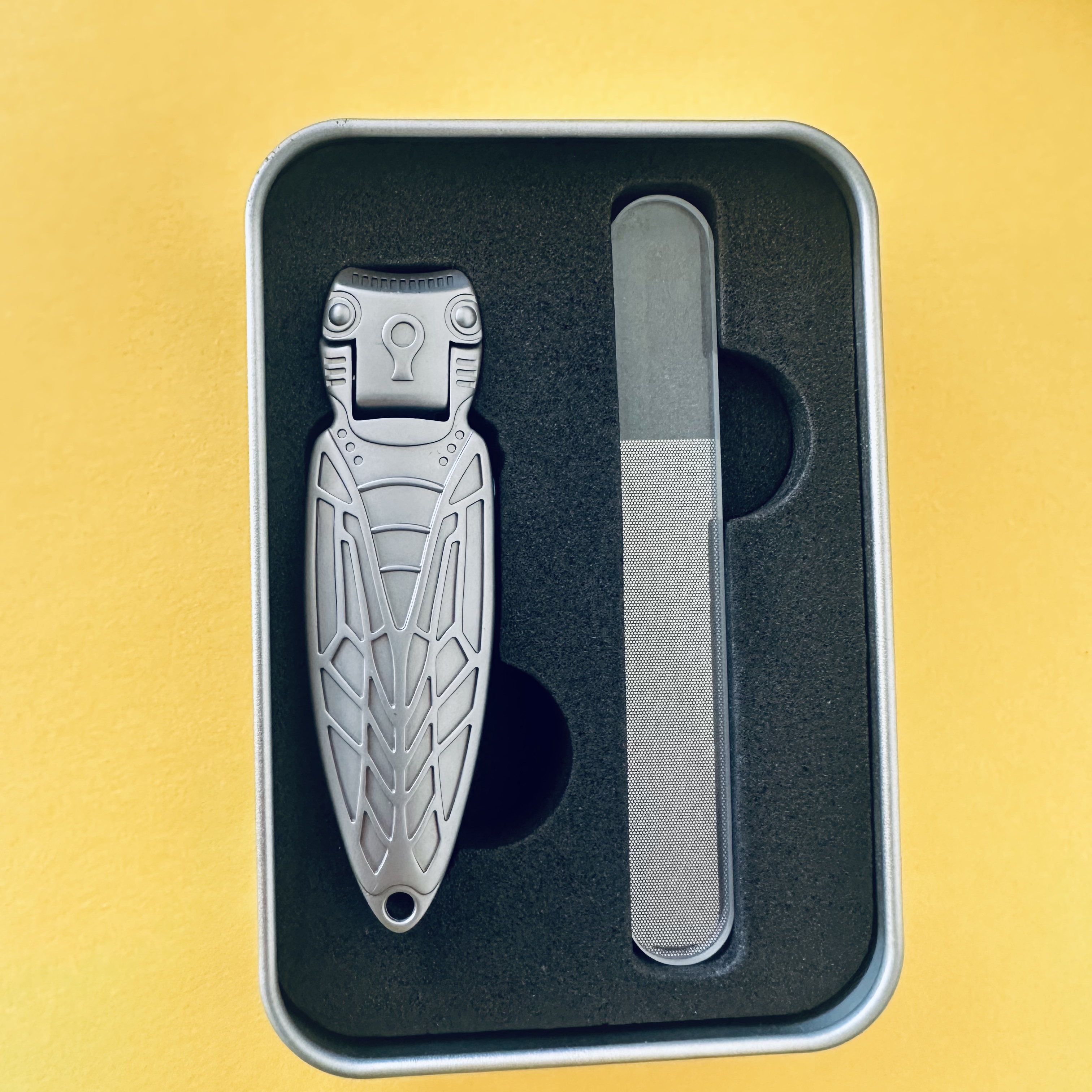 日本进口正品神田一卜粉末钢指甲刀防飞溅大号高端指甲钳便携指甲