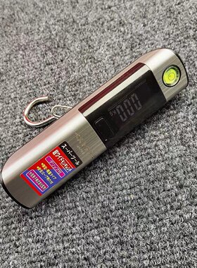 日本50kg便携手提称迷你电子秤 行李秤内置卷尺便携快递称卖菜秤