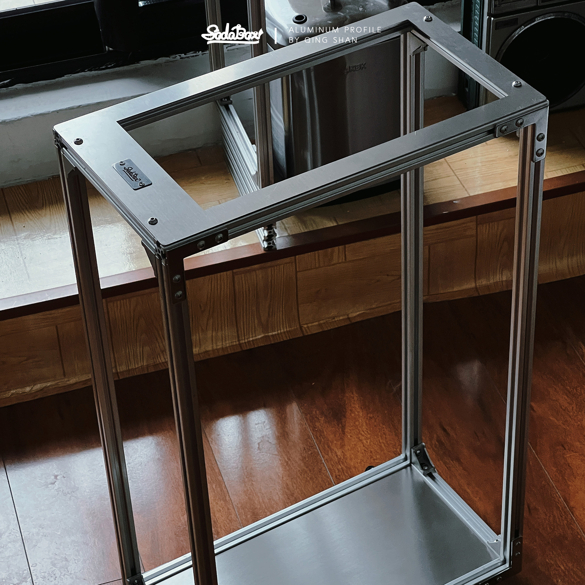 SODA BOX 自装家居｜博主DIY铝型材工业风电茶炉架20*37茶台茶几