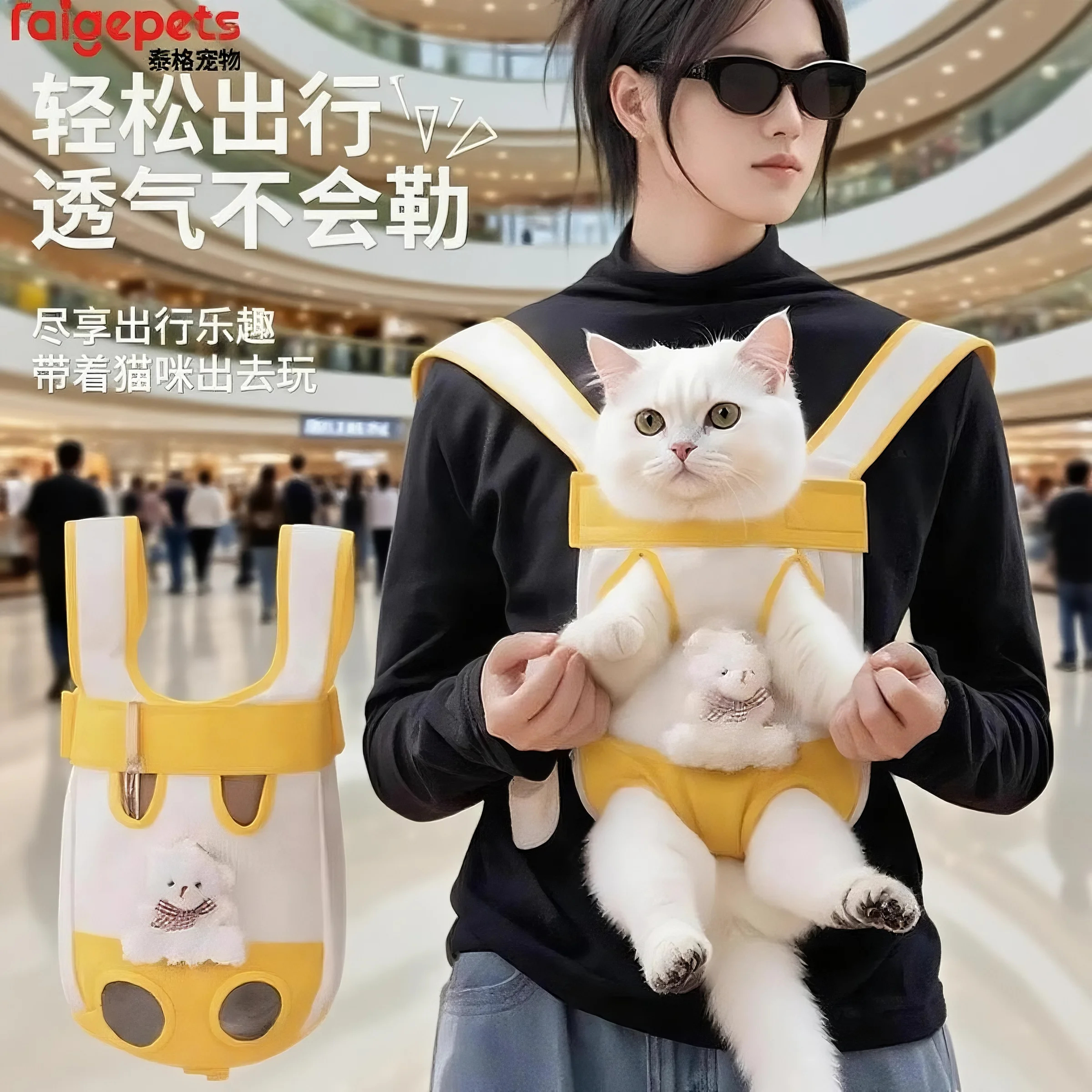 猫包便携外出双肩背包