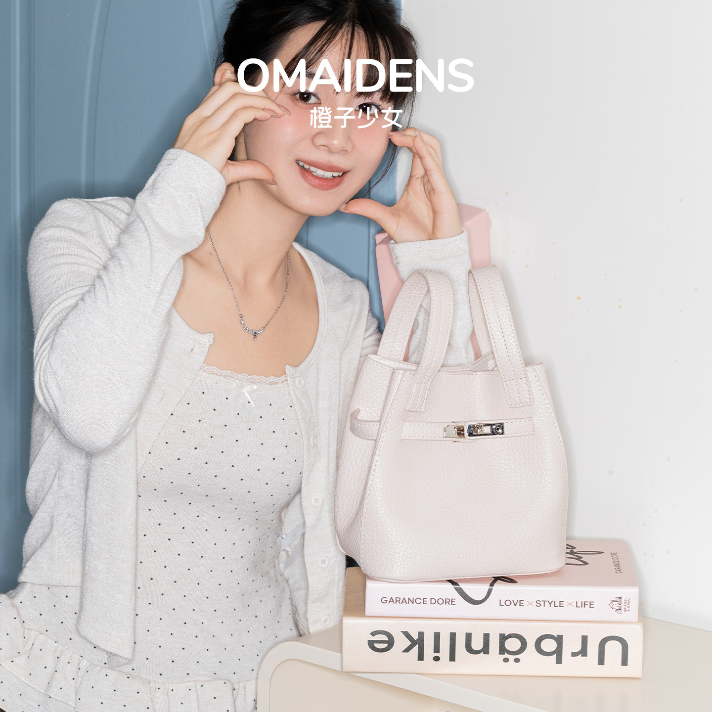 橙子少女荔枝纹皮菜篮水桶包女超火上班小拎包2026新款单肩斜挎包,箱包皮具/热销女包/男包,水桶包,淘宝优惠券,粉丝福利购,淘宝优惠卷