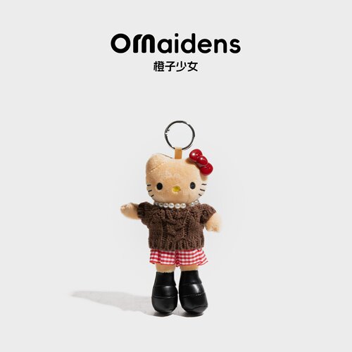 橙子少女中古毛衣HelloKitty挂件