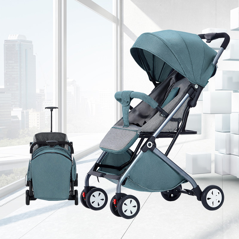 三折叠更小超轻便上飞机婴儿推车