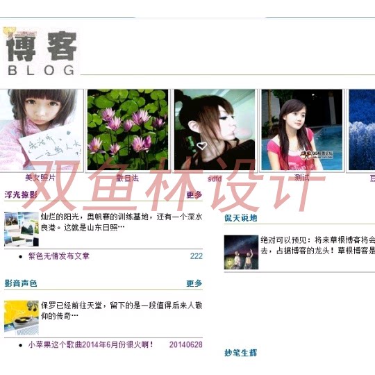 514asp.net多用户博客设计素材/源文件