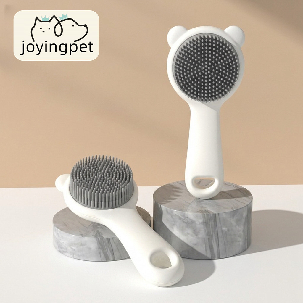 joyingpet宠物洗澡刷硅胶带手柄