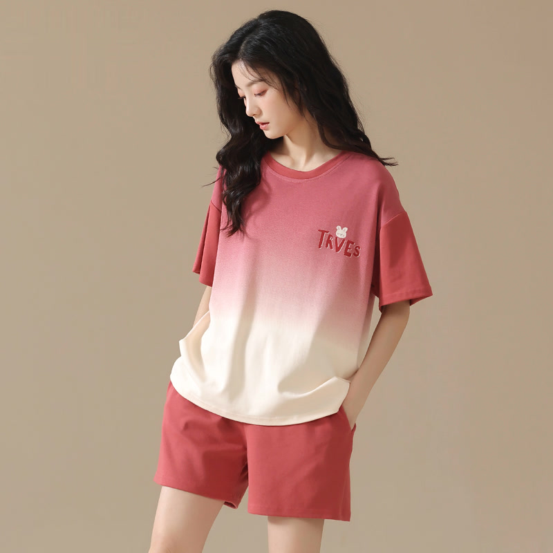 俞兆林家居服休闲可外穿睡衣女款春秋夏季棉套装可出门2025新款