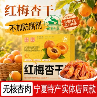 宁夏特产红梅杏干云雾山庄彭阳果脯无核杏肉蜜饯杏脯138g酸甜孕妇