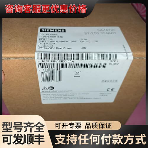 议价 6ES7288-1SR30-0AA1 S7-200 SMART PLC模块 可维修